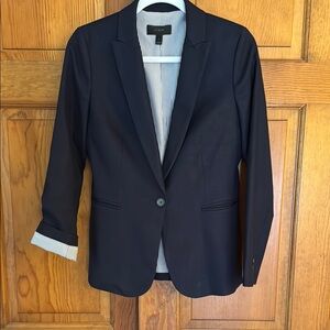 J. Crew Women's Navy Blazer